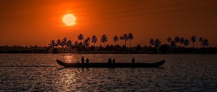 Alleppey in Kerla